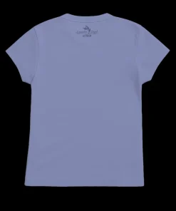 Artsy Floral - Lavender Dyed Short Sleeve Crewneck T-Shirt