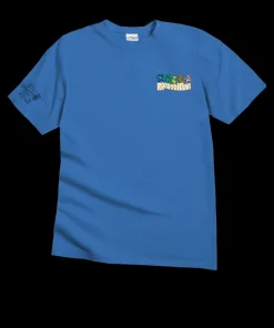 Grateful Dead Bears On The Road - Blue Hawaii Dyed Short Sleeve Crewneck T-Shirt