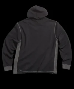 Ink Dragon - Black/Charcoal Long Sleeve Longboard Hooded Tee