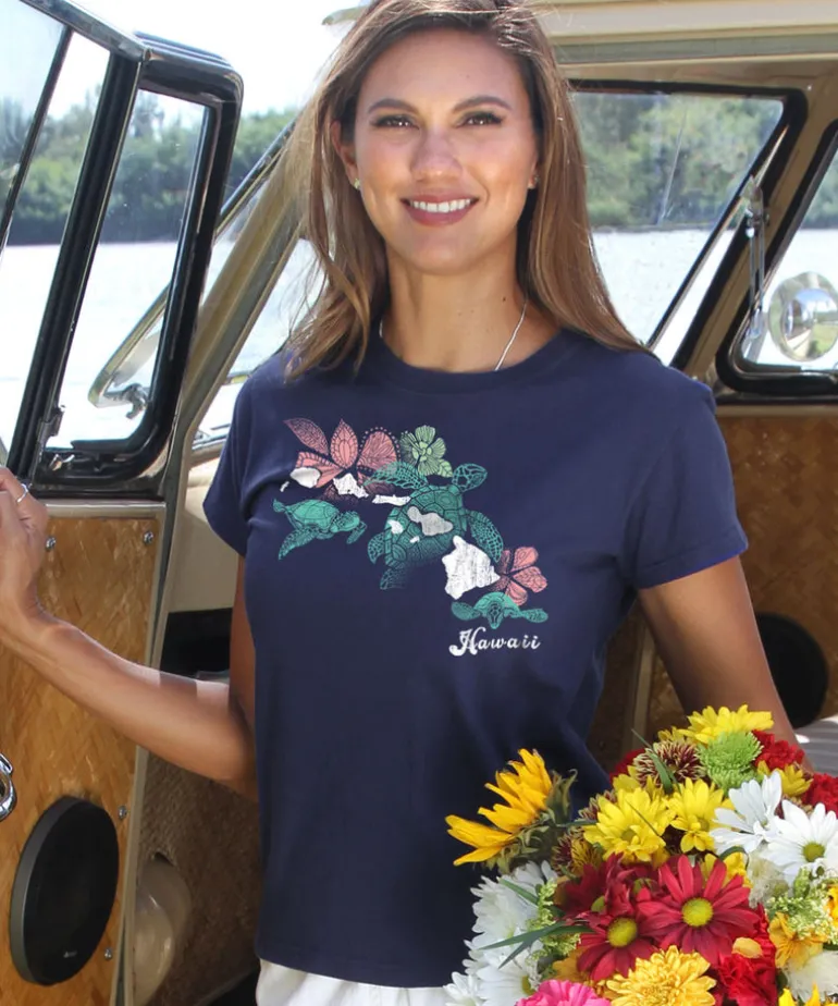 Island Honus - Navy Short Sleeve Crewneck T-Shirt