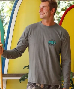 Kailua Signs - Crater Dyed® Long Sleeve Crewneck T-Shirt