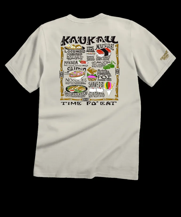 Kau Kau - Coconut Dyed Short Sleeve Crewneck T-Shirt
