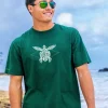 Moana Honu - Forest Green Short Sleeve Crewneck T-Shirt