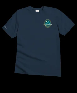 Moonlight Napali - Navy Short Sleeve Crewneck T-Shirt