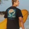 Moonlight Whale - Black Short Sleeve Crewneck T-Shirt