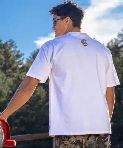 Musubi Sharka™ - White Short Sleeve Crewneck T-Shirt