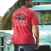 Never Too Old - Paradise Red Dyed Short Sleeve Crewneck T-Shirt