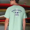 North Shore Surf Classic - Key Lime Dyed Short Sleeve Crewneck T-Shirt