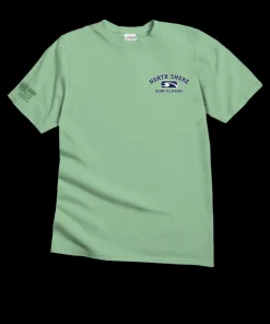 North Shore Surf Classic - Key Lime Dyed Short Sleeve Crewneck T-Shirt