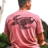 Ocean Tribe - Paradise Red Dyed Short Sleeve Crewneck T-Shirt