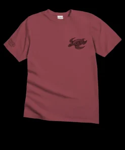 Ocean Tribe - Paradise Red Dyed Short Sleeve Crewneck T-Shirt