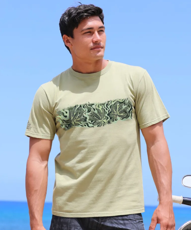 Smokey Banded - Hemp Dyed Short Sleeve Crewneck T-Shirt