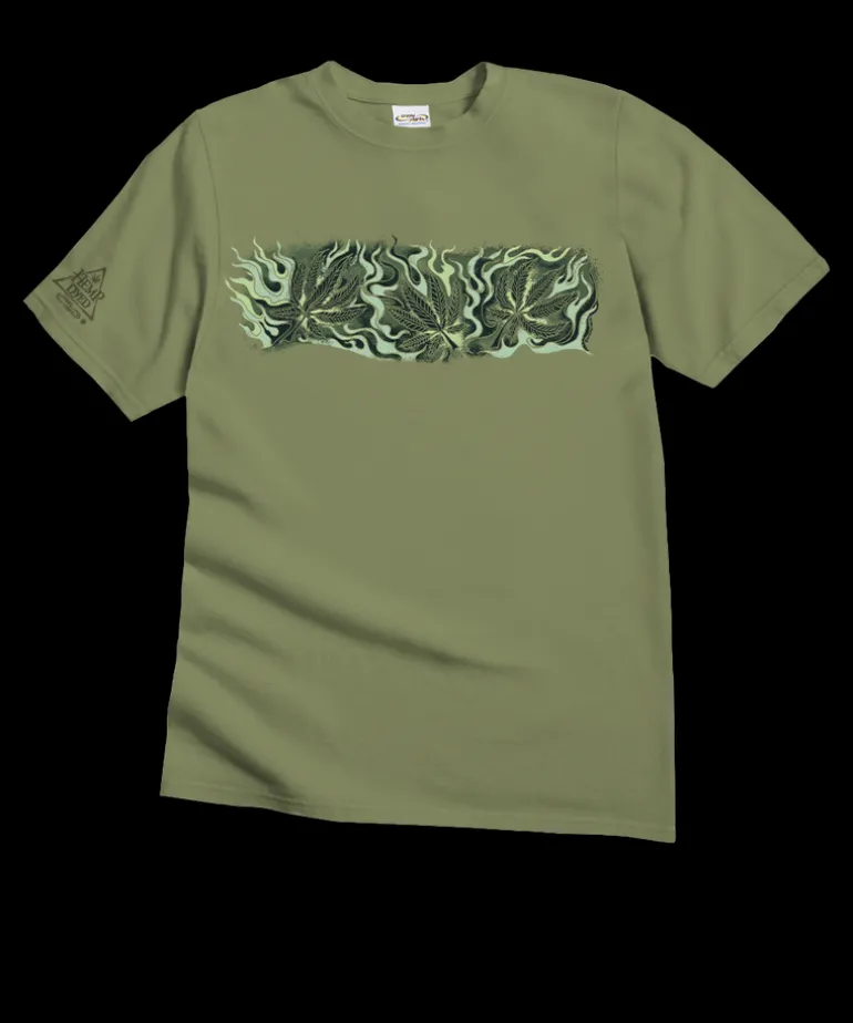 Smokey Banded - Hemp Dyed Short Sleeve Crewneck T-Shirt