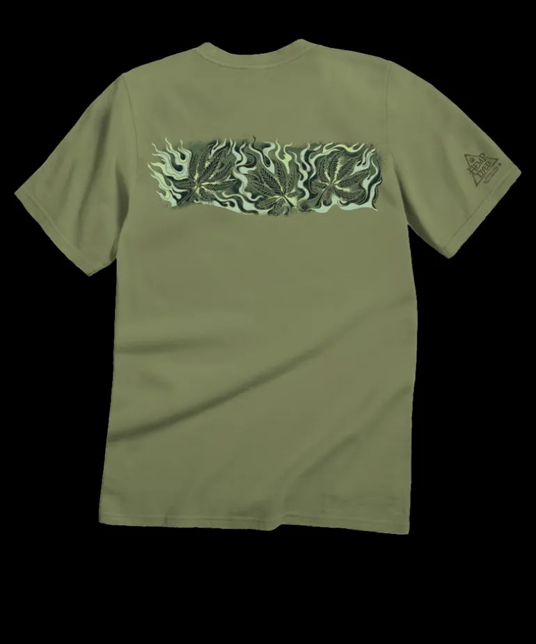 Smokey Banded - Hemp Dyed Short Sleeve Crewneck T-Shirt