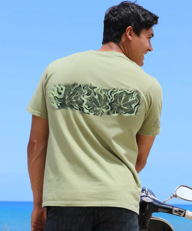 Smokey Banded - Hemp Dyed Short Sleeve Crewneck T-Shirt