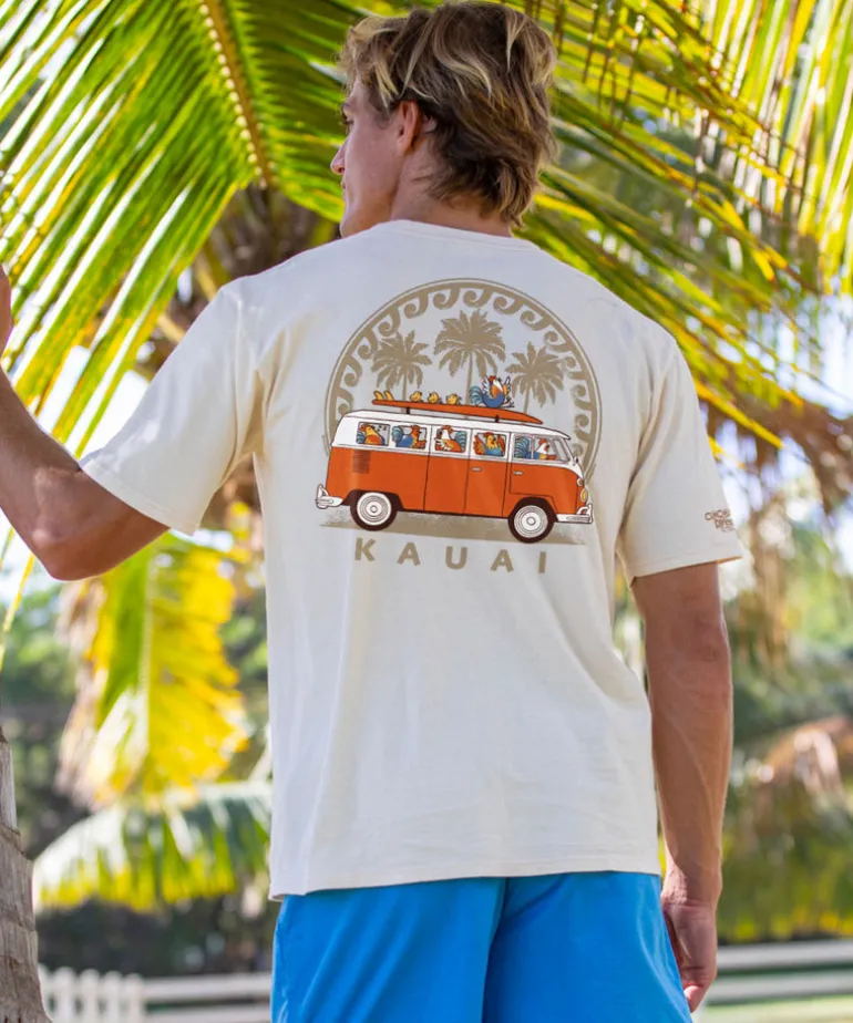 Volkswagen Chicken Van - Coconut Dyed Short Sleeve Crewneck T-Shirt