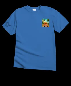 Volkswagen Coastal - Blue Hawaii Dyed Short Sleeve Crewneck T-Shirt