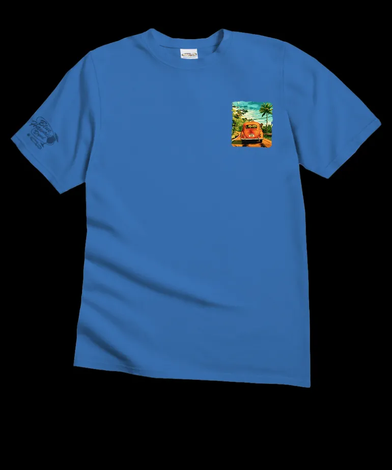 Volkswagen Coastal - Blue Hawaii Dyed Short Sleeve Crewneck T-Shirt