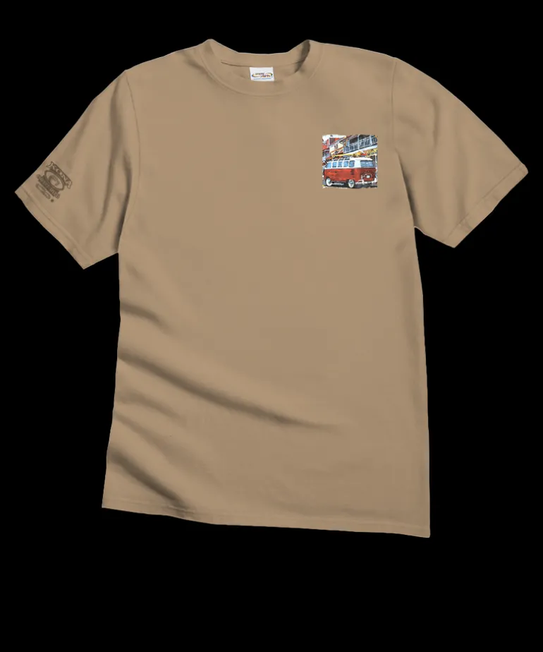 Volkswagen Van Lahaina - Kona Coffee Dyed Short Sleeve Crewneck T-Shirt