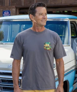 Volkswagen Van Watercolor - Crater Dyed® Short Sleeve Crewneck T-Shirt