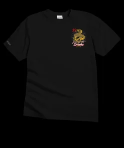 Year Of The Snake 2025 - Black Short Sleeve Crewneck T-Shirt