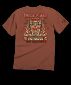 Cursed Pepper - Chile Dyed Short Sleeve Crewneck T-Shirt