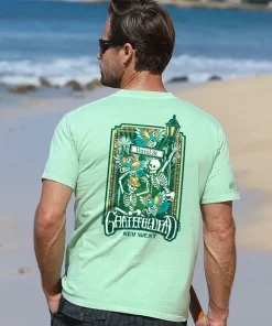 Grateful Dead Duval Street - Key Lime Dyed Short Sleeve Crewneck T-Shirt