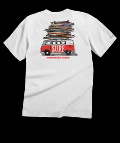 Volkswagen Surfmobile - White Short Sleeve Crewneck T-Shirt